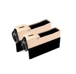 Multifunctional car seat side organizer for all makes and models of cars  ( 2 Pieces ) - WV100 / Beaje X Black Color