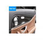 ⁦اكسسوار لتزيين الباب  السيارة من الداخل لمرسيدس New E Class 2016-2019 / لون كاربون ( 4 قطع )⁩ - الصورة ⁦3⁩