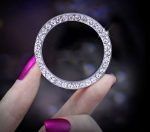 Engine start button switch frame for all types of Cars - FZ100 - Silver - Image 7