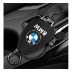 Keychain for remote control and car keys of fabric for BMW cars - PM200 - Black - Image 4