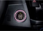 Engine start button switch frame for all types of Cars - FZ100 - Pink