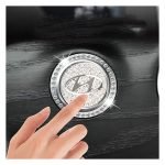 Engine start button cover and frame suitable for Hyundai cars - QR100
