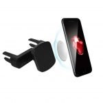 Magnetic Car Mount Holder in Air Conditioning Hole Compatible with All Devices - RH100 - Black