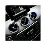 Outer frame for air conditioning vents For Mercedes GLA 2016-2019 / Blue Color ( 5 Pieces ) - Image 4