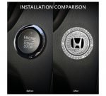 Engine start button cover and frame suitable for Honda cars - QR100 - Image 3