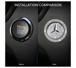 Engine start button cover and frame suitable for Mercedes cars - QR100 - Image 3