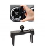 ⁦حامل موبايل مغناطيسي للسيارة يركب في فتحة التكييف متوافق مع جميع الأجهزة - RH100 - فضي⁩ - الصورة ⁦6⁩