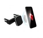حامل موبايل مغناطيسي للسيارة يركب في فتحة التكييف متوافق مع جميع الأجهزة - RH100 - فضي