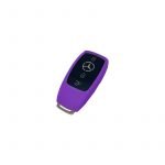 Silicone car key cover For Mercedes A Class 2020 / Purple Color - Image 2