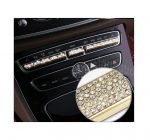Air conditioning control buttons cover For Mercedes New C Class 2016-2019 ( 11 Pieces ) / Gold Color