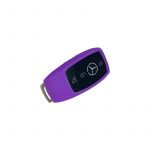 Silicone car key cover For Mercedes A Class 2020 / Purple Color - Image 4