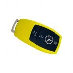 ⁦غطاء سيليكون لمفتاح السيارة لمرسيدس  A Class 2020  / لون اصفر⁩ - الصورة ⁦4⁩