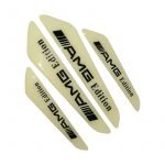 ⁦طقم صدادات حماية باب السيارة 4 قطع مضادة للصدمات والخدوش يناسب كل انواع المرسيدس  ( AMG Edition )  /  لون ليموني⁩ - الصورة ⁦3⁩