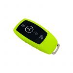 Silicone car key cover For Mercedes A Class 2020 / Lemon Color - Image 4