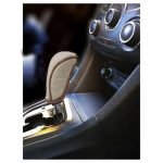 Leather gear stick Case - MV200 - Beaje & Brown Color - Image 5
