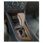 Leather gear stick Case - MV200 - Beaje & Brown Color