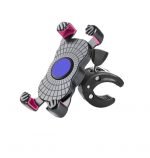 حامل موبايل للدراجات قابل للانحناء 360 درجة جوده عالية - JS-055 - ازرق