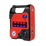 Power Bank 99800 mAh Multi-use  with car air blower features 2 USB ports for charging devices / Black X Red color JX35