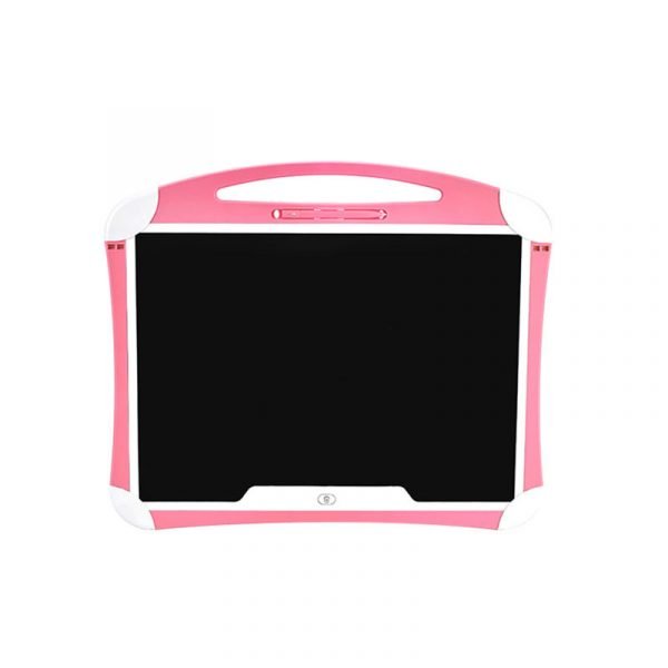 LCD Electronic Drawing & Writing Digital Board 20 Inch With One Click & Self Erase Pen / Pink Color
