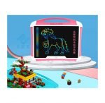 LCD Electronic Drawing & Writing Digital Board 20 Inch With One Click & Self Erase Pen / Pink Color - Image 2
