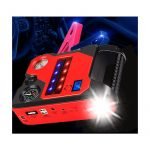 ⁦باور بانك متعدد الاستخدامات 99800 مللي امبير مع منفاخ هواء للسيارة يتميز بوجود 2 مخرج يو اس بى لشحن الاجهزة / موديل JX35 -  لون اسود X احمر⁩ - الصورة ⁦8⁩