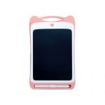 LCD Electronic Drawing & Writing Digital Board 9 Inch With One Click & Self Erase Pen - CR2032 / Pink Color