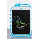 LCD Electronic Drawing & Writing Digital Board 12 Inch With One Click & Self Erase Pen / Sky Blue Color