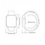 Smart Watch Touch and Ultra-clear Picture / HW22 - Silver Color - Image 3