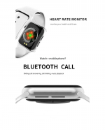 Smart Watch Touch and Ultra-clear Picture / HW22 - Silver Color - Image 4