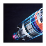 ⁦مكنسة كهربائية محمولة لاسلكية للسيارة والمنزل قابلة لإعادة الشحن 60W – 7.4V / SLXC-70⁩ - الصورة ⁦4⁩