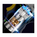 ⁦منفاخ هواء مزود بكشاف اضاءة – لاطارات السيارات والدراجات والكرات و الاطواق العائمة يعمل علي ولاعة السيارة أو البطارية 120W – 11.1 V / CZK3665⁩ - الصورة ⁦7⁩