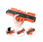 مسطرة قياس كونتور لقياس الزوايا والأماكن التي التي يصعب الوصول اليها مقاس 25سم * 9سم  / لون برتقالي