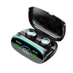 Sport Air-pods , touch screen, water resistant, LED screen, internal power bank, and digital indicator - V5.2 / Model M38