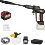 Rechargeable water pressure gun for washing cars, bicycles and windows / Model 888VF