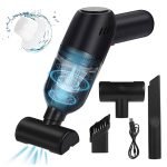 مكنسة كهربائية محمولة لاسلكية للسيارة والمنزل قابلة لإعادة الشحن 7.4V - 2000mAh - 8000Pa / موديل LT-101C