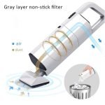 Portable cordless vacuum cleaner for Car & Home working rechargeable 7.4V - 2500mAh - 10000Pa / Model 8001 - Image 3