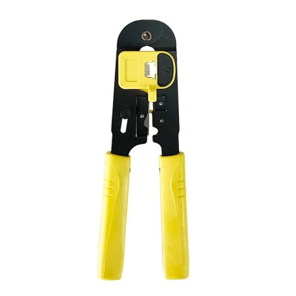 Cable Crimping Tool with Built-in Wire Cutter - CAT3 - CAT5 - CAT6 - RJ45 - RJ11 - RJ12 / HS-208M
