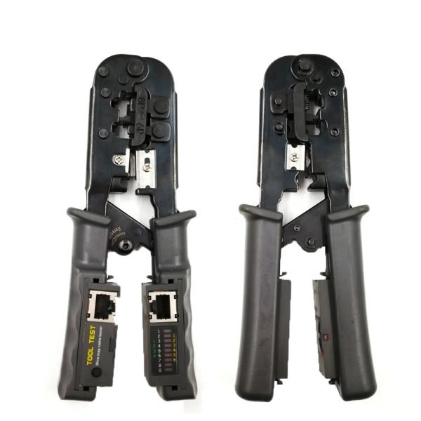 Cablenet Crimping Kit Cable Cutter, Bending and Cable Tester in One Device CAT3 – CAT5 – CAT6 – RJ45 – RJ11 – RJ12 - RJ22 / Model HS-N568CR