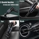 ⁦مكنسة كهربائية محمولة لاسلكية للسيارة والمنزل قابلة لإعادة الشحن 7.4V - 2000mAh - 8000Pa / موديل LT-101C⁩ - الصورة ⁦23⁩