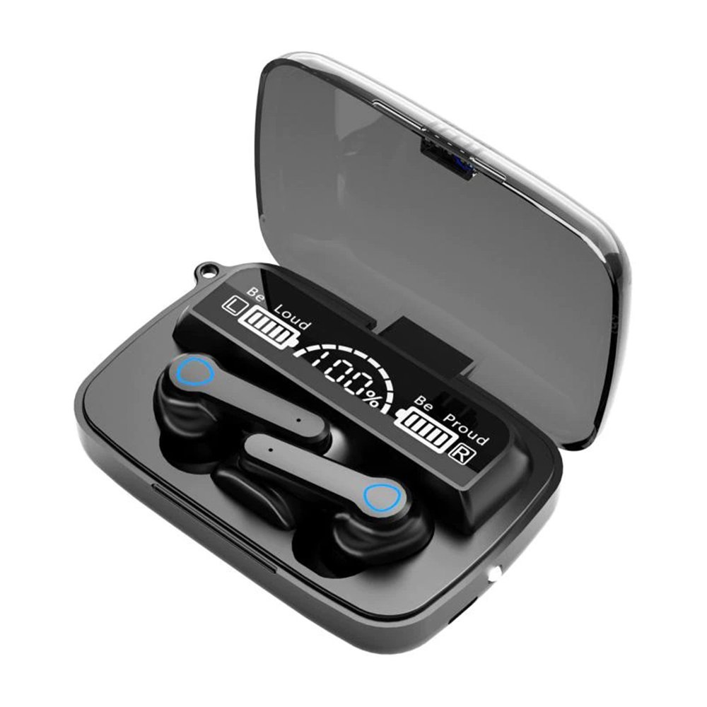 ghxncgvbxzncvbxzncxz (1) Sport Airpods , touch screen, water resistant, LED screen, internal power bank, and digital indicator - V5.1 / Model M19 - Image 1