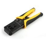 ⁦أداة تجعيد كابل مع قاطع أسلاك مدمج بها - RJ45 - RJ11- RJ12 - CAT3 - CAT5 - CAT6  / موديل HS-8086R⁩ - الصورة ⁦4⁩