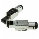 ⁦طقم RJ45 - CAT6 عدد 1 قطعة معدن عالي الجودة / موديل VTX2 - لون اسود⁩ - الصورة ⁦4⁩