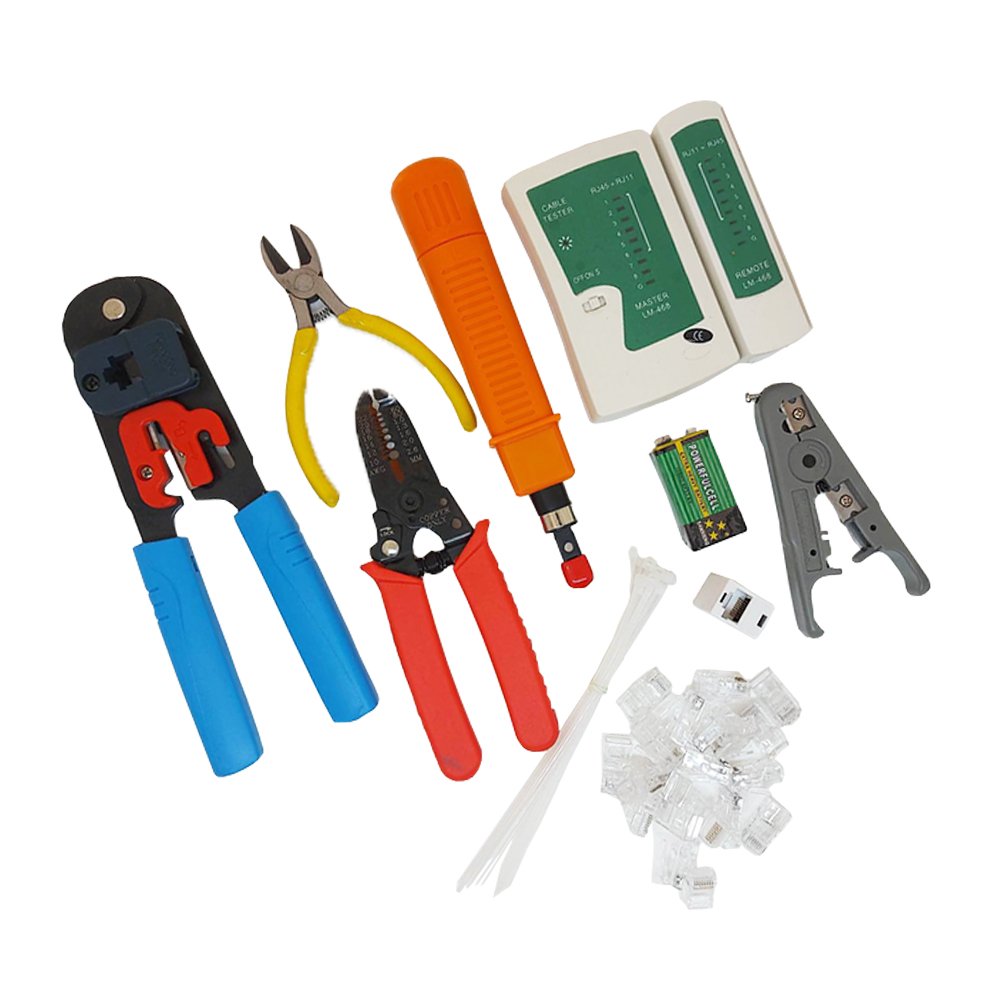 56445654 A kit consisting of 36 integrated pieces for easy connection of networks, internet cables and telephones / Model TBC300 - Image 1