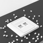 Cover two outlets for the Internet and telephones / Model CCV20 - Image 4