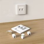 Cover two outlets for the Internet and telephones / Model CCV20 - Image 6