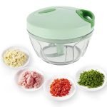 High quality manual vegetable and meat slicer / Model MN900 - Green color