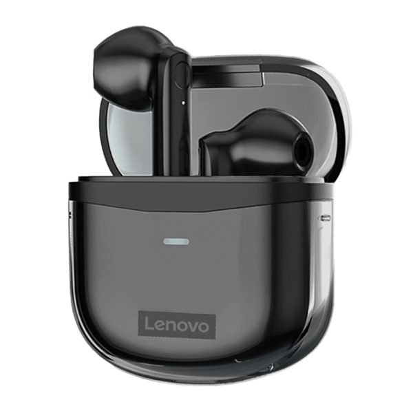 ThinkPlus Bluetooth 5.0 Touch Air Pods with HD Microphone. 250 mAh battery. HD stereo sound / Model XT96 - Black Color
