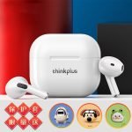 ThinkPlus Bluetooth 5.0 Touch Air Pods with HD Microphone. 250 mAh battery. HD stereo sound / Model LP40 - White Color - Image 2