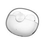 ThinkPlus ايربودز بلوتوث 5.0 تعمل باللمس مزودة بميكروفون عالي الدقة. بطارية 250 مللي امبير. صوت استيريو HD  / موديل XT95 Pro - لون شفاف * بيج