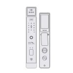 ⁦كالون ذكي مناسب لجميع الأبواب يعمل بالبصمة وكلمة السر والمفتاح والشفرة والوجه وممكن التحكم به من خلال الموبايل / لون ذهبي⁩ - الصورة ⁦4⁩